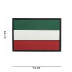 Gumová nášivka 101 Inc vlajka Maďarsko - barevná