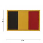 Gumová nášivka 101 Inc vlajka Belgie - barevná