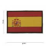 Gumová nášivka 101 Inc vlajka Španělsko - barevná