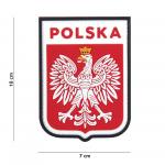 Gumová nášivka 101 Inc znak Polsko - barevná