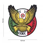 Gumená nášivka 101 Inc znak Tricolori - farevná