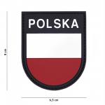Gumová nášivka 101 Inc znak Polsko 2 - barevná