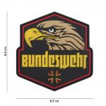 Gumová nášivka 101 Inc znak Bundeswehr