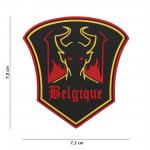 Gumová nášivka 101 Inc Belgique Devil - barevná