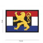 Gumová nášivka 101 Inc vlajka Benelux - farevná