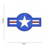 Gumová nášivka 101 Inc znak US Air Force - modrá