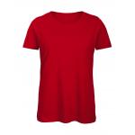 Tričko dámské B&C Jersey - červené