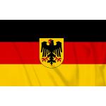 Vlajka Fostex Německo se znakem 1,5x1 m