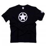 Tričko Fostex White Star - čierne