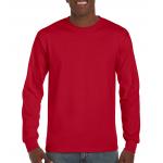 Tričko s dlhým rukávom Gildan Ultra - červené