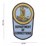 Nášivka textilná 101 Inc Department of Corrections Virginia - farebná