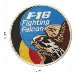 Nášivka textilná 101 Inc F-16 Fighting Falcon Belgium