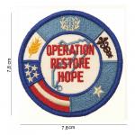 Nášivka textilná 101 Inc Operation Restore Hope - farebná