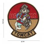 Nášivka textilná 101 Inc Tomcat USMC - farebná