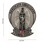 Nášivka textilná 101 Inc Death Angels VMFA-235 - strieborná-čierna