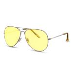 Slnečné okuliare Solo Aviator - žlté