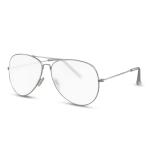 Sluneční brýle Solo Aviator - stříbrné