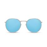 Slnečné okuliare Solo Lenonky - strieborné-modré