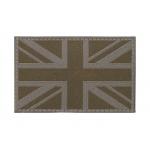 Nášivka Claw Gear vlajka Veľká Británia - olivová