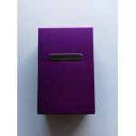 Plechová škatuľka na cigarety - fialová