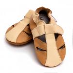 Kožené sandálky Liliputi Soft Sandals Peanut Butter