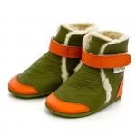 Kožené zimné topánočky Liliputi Soft Soled Jungle