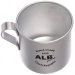 Hrnek hliníkový ALB 0,4l mořený - stříbrný