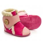 Kožené zimné topánočky Liliputi Soft Soled Hibiscus