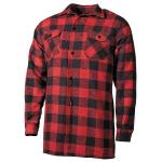 Košeľa kockovaná drevorubačská Fox Lumberjack - červená