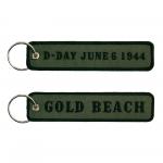Přívěsek na klíče Fostex D-Day Gold Beach - olivový