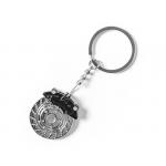 Přívěšek na klíče Brzdový kotouč - stříbrný