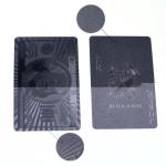 Luxusné hracie karty 54 ks - čierne