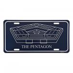 Cedule plechová Licence The Pentagon - modrá