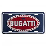 Ceduľa plechová Licence Bugatti