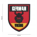 Gumová nášivka 101 Inc Viking vlajka Nemecko - farevná