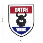 Gumová nášivka 101 Inc Viking vlajka Nizozemsko - barevná