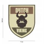 Gumová nášivka 101 Inc Viking vlajka Holandsko - multicam