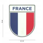 Gumová nášivka 101 Inc Army vlajka Francie - barevná