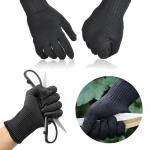 Ochranné rukavice proti pořezání - černé