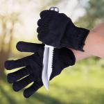 Ochranné rukavice proti porezaniu - čierne