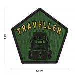 Nášivka textilná 101 Inc Traveller - zelená