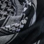 Šátek Shemagh Brandit - černý-bílý