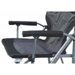 Židle kempingová skládací Cattara Meredit XL 95 cm - šedá