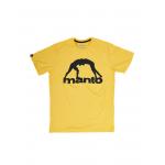 Tričko Manto Logo Vibe - žlté