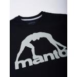 Tričko Manto Logo Vibe - černé-bílé