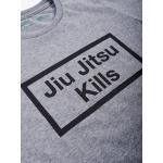 Tričko Manto Jiu Jitsu Kills - sivé