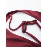 Plavky dámske Manto Logo - červené
