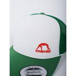 Kšiltovka Manto Mesh Logo - biela-zelená