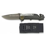 Nůž zavírací K25 Rescue Tactical NAVY - šedý (18+)