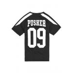 Triko Pusher Athletics Authentic Football Jersey - černé
